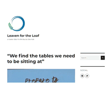 Tablet Screenshot of leavenfortheloaf.com